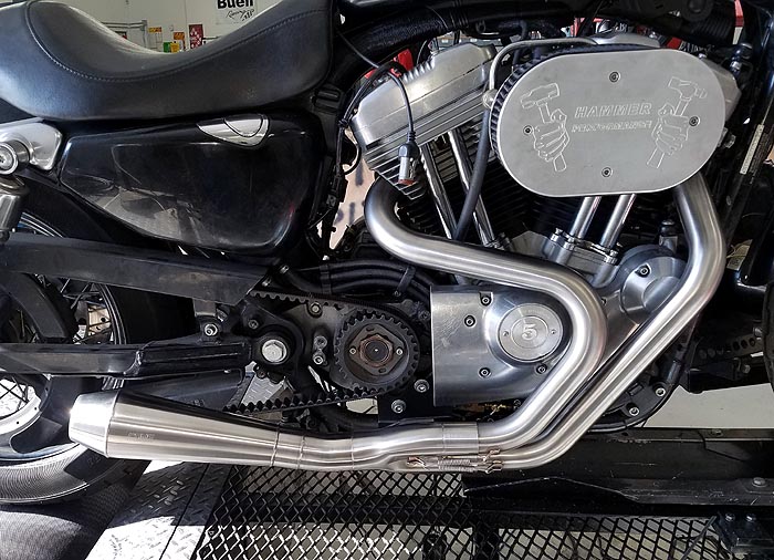 Cone Engineering two into one Sportster exhaust system