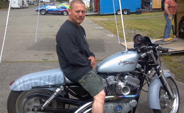 John Plaster on his Sportster