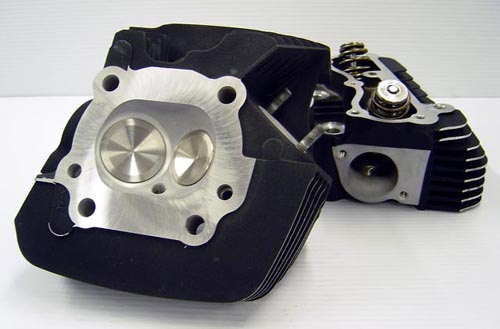 CNC Ported Cylinder Heads for a Harley Davidson Twin Cam